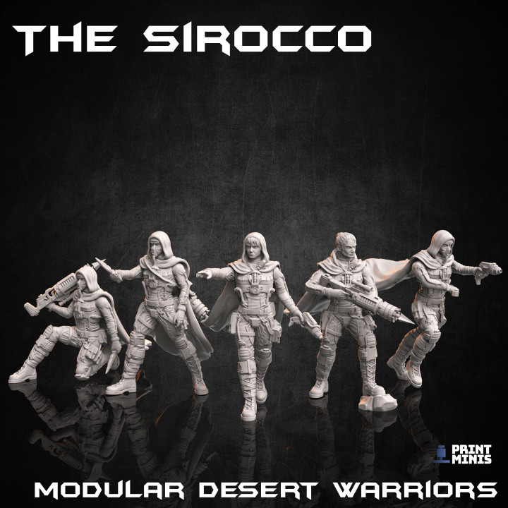 Sirocco Desert Warriors (modular) - Dimozian Sands Collection image