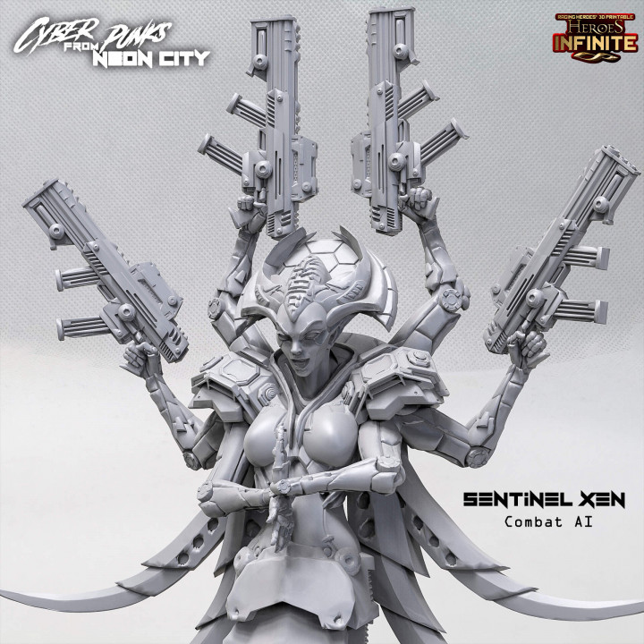 Sentinel Xen, Combat AI image