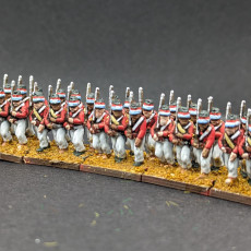 Picture of print of Federal militia - Epic History Battle of American Civil War -15mm scale