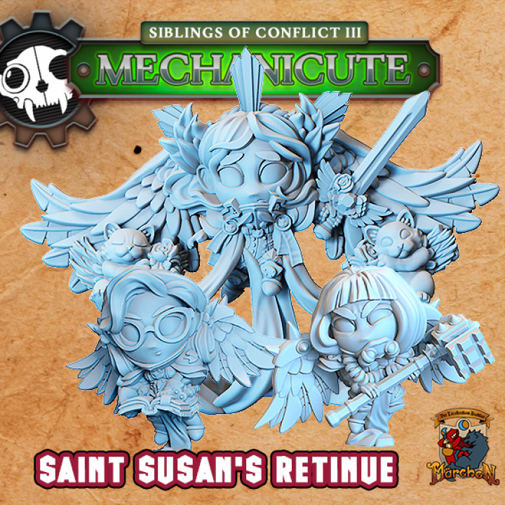 Saint Susan's retinue image