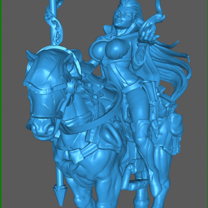 Witch on Horseback image