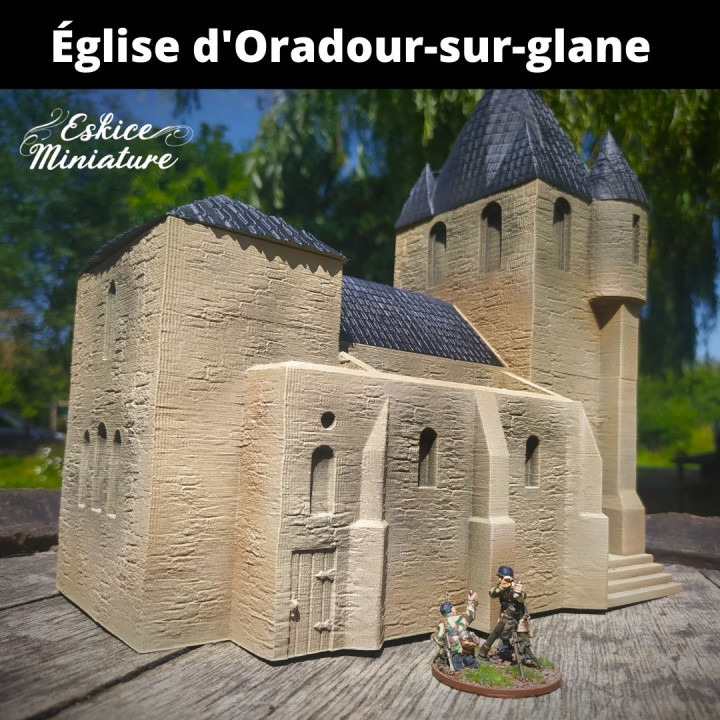 Église d'Oradour-sur-glane - 28mm for wargame image