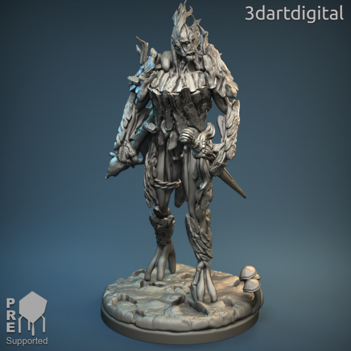 3D Printable Tree Knight by 3dartdigital