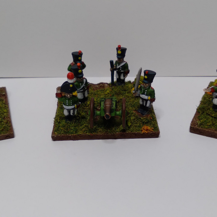 6-15mm Russian Foot Artillery Crew (1805-08) NAP-RU-3