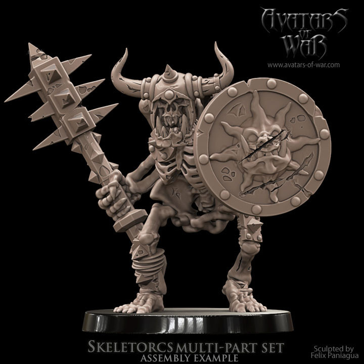 Orc Skeletons multi-part set