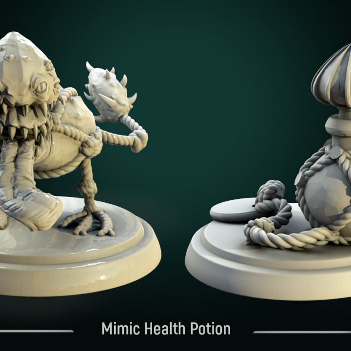 Mimic health potion + health potion pre-supported image