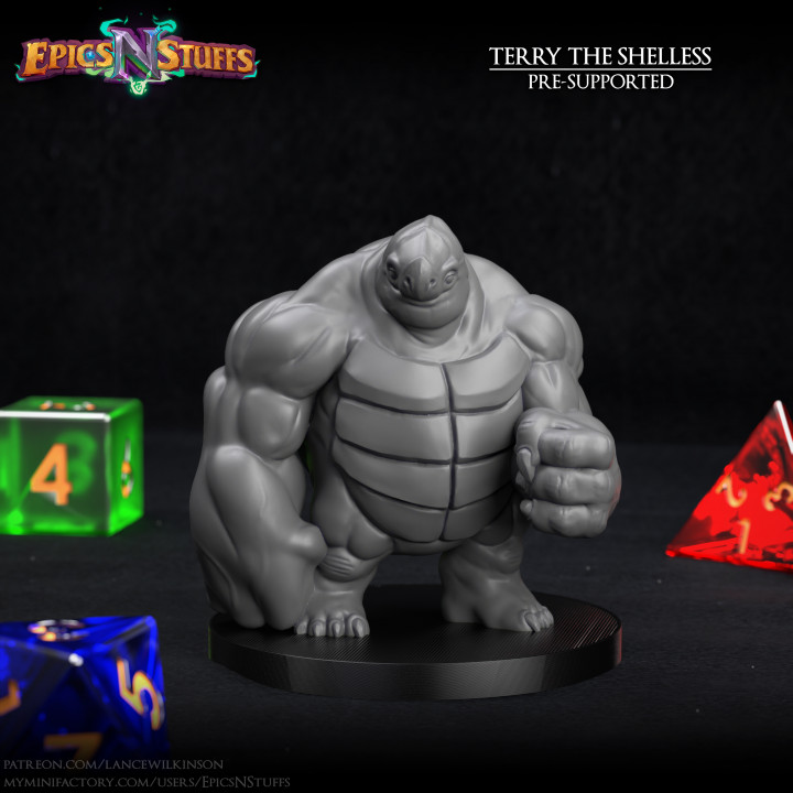 Terry the Shelless Customisable Miniature's Cover