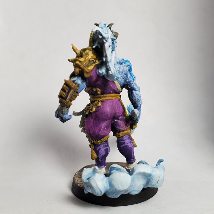 3D Print of Tempest, the Stormborn (Storm Genasi) by Onigiri Studios