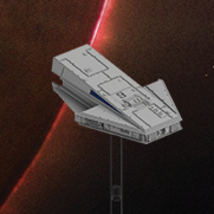 X-Wing Miniatures Game Lando's Millenium Falcon Escape Craft image