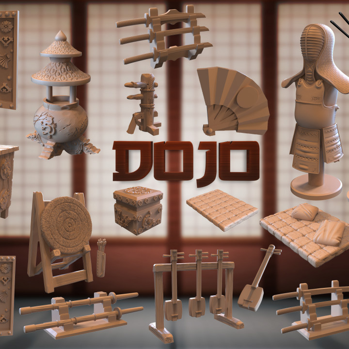 Asian Dojo props (Pick A Prop! Chopstick Unleashed!) image