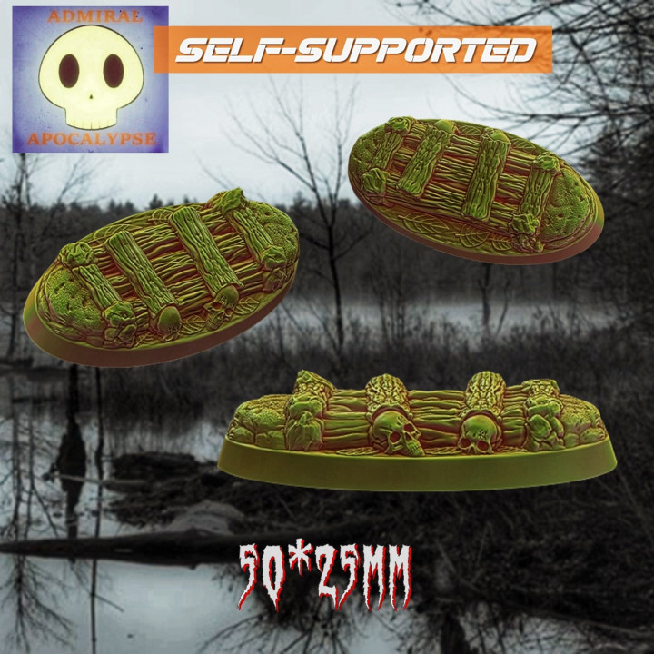 Swamp Bases (15 stl files) image