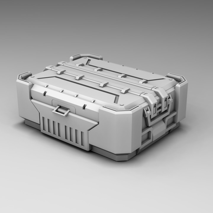 Futuristic Ammo Crate's Cover