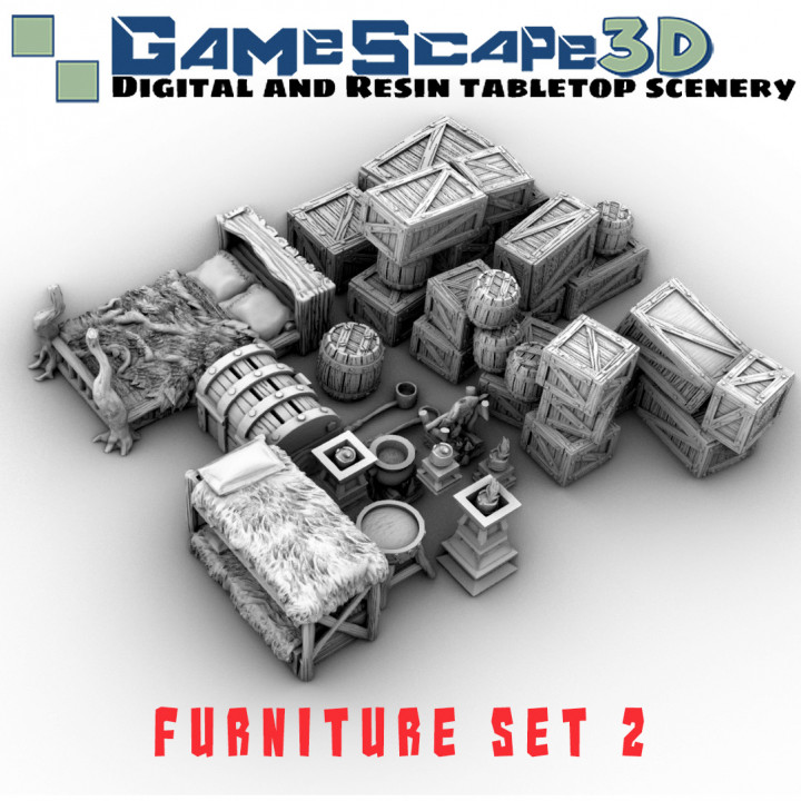 Primitive Furniture Set 2 image