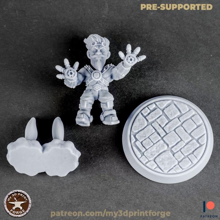 Gnome Iron man - Iron GNOME 32mm and 75mm pre-sup image