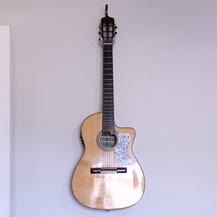 Guitar Wall Mount Hanger with Flexible Top image