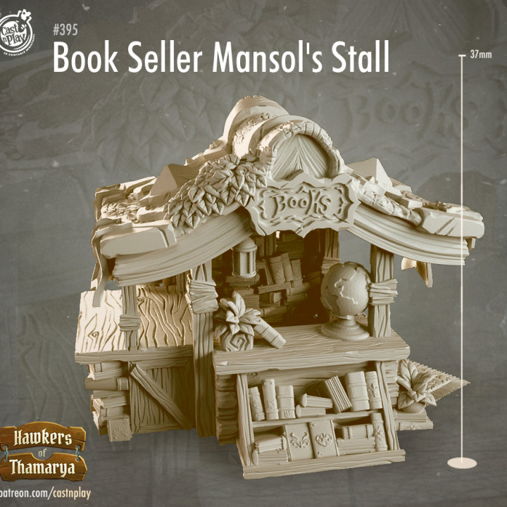 Book Seller Mansol's Stall (Pre-Supported) image