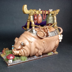 Picture of print of Undur's Dire Pig (Pre-Supported)