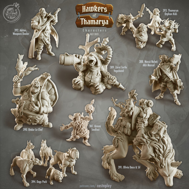 Hawkers of Thamarya (Bundle) (Pre-Supported) image