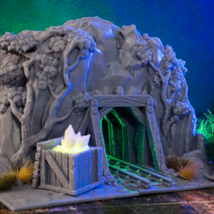 3D Printable Mine Entrance by Black Scrolls Games