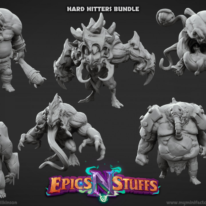Hard Hitters Bundle - Pre-Supported miniatures image