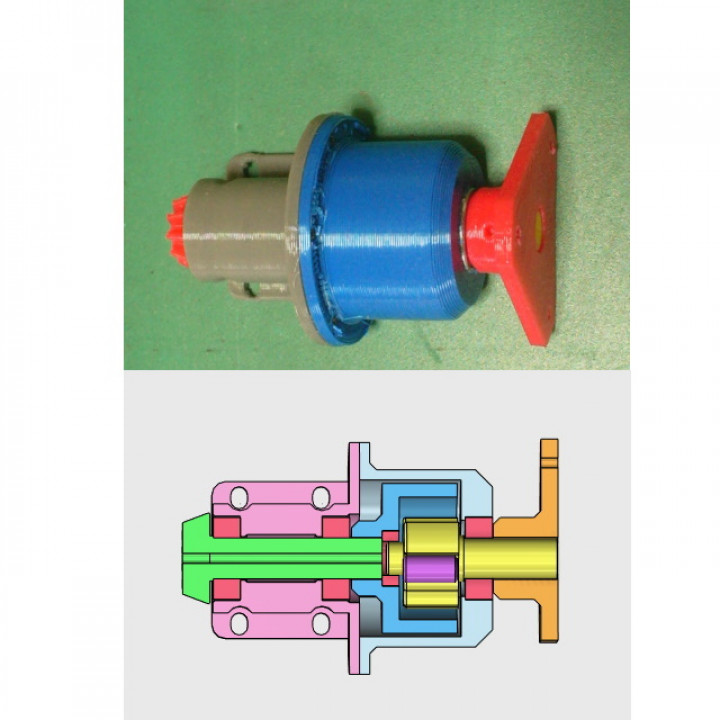 Main-Gear-Box, for Helicopter, Option, Freewheel Clutch image