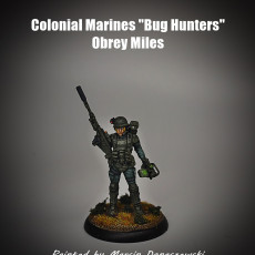 Picture of print of HUMAN COLONIST MARINE PVT OBREY MILES