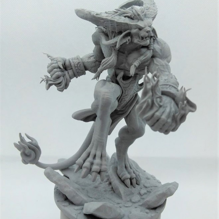 Kingdom of Talarius - The Therion, Ifrit - Lord of Fire (32mm scale presupported monster - SPECIAL CAMPAIGN PRICE) image