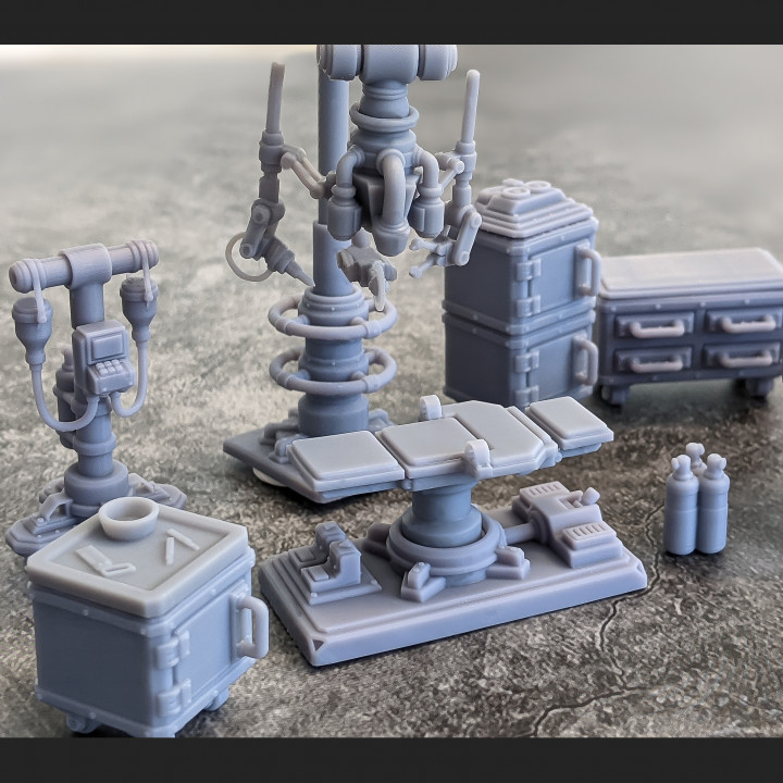 Medical Bay - Evil Lab Scenery Module - The Outbreak Collection image