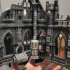 Gothic scifi ruins free sample print image