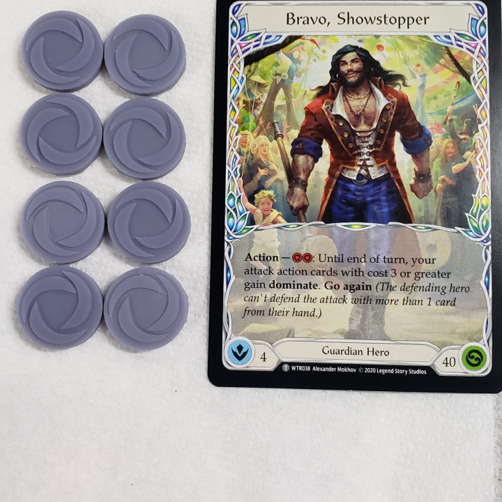 3D Printable Flesh and Blood Pitch Token by Jonathan Martin