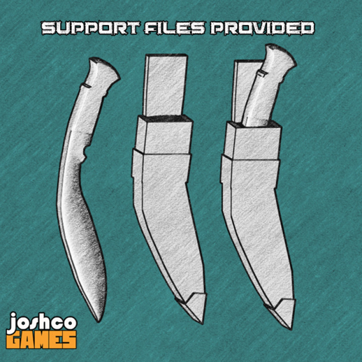 3D Printable 28mm KUKRI by Joshco Games 3d-printable-28mm-kukri-by-joshco-games
