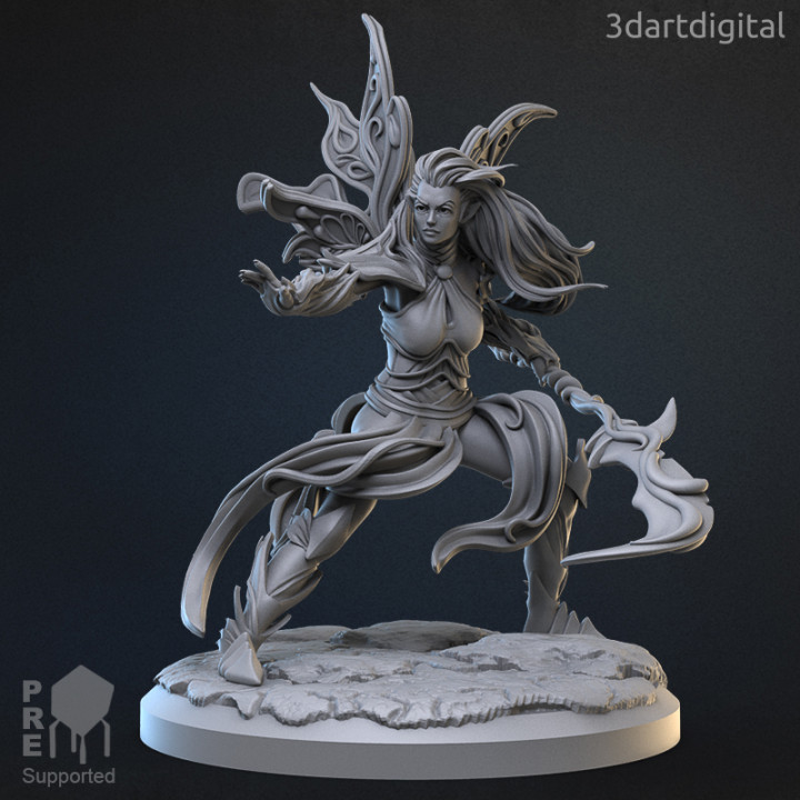 3D Printable Faerie Warrior female by 3dartdigital