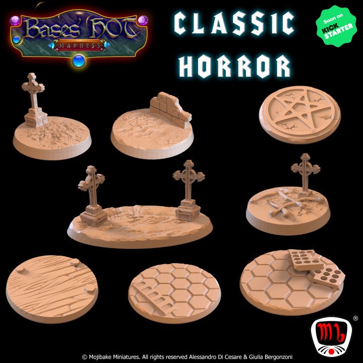 Classic horror Custom Bases (Bases hot Madness KS Campaign) image