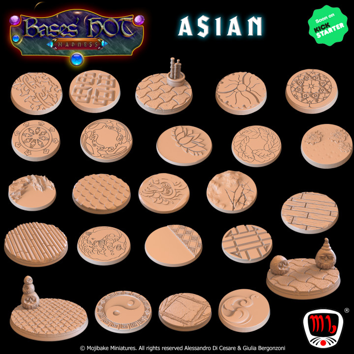 Ancient Asian Custom Bases (Bases hot Madness KS Campaign) image