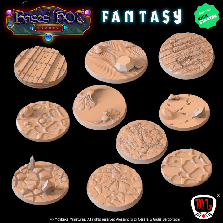 Classic Fantasy Custom Bases (Bases hot Madness KS Campaign) image
