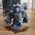 Tortle Brute Miniature - Pre-Supported print image