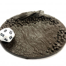 Picture of print of LegendGames 120mm x 92mm Oval skull bases - 2 versions