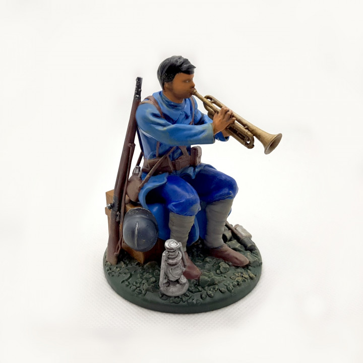 WWI Musician soldier image