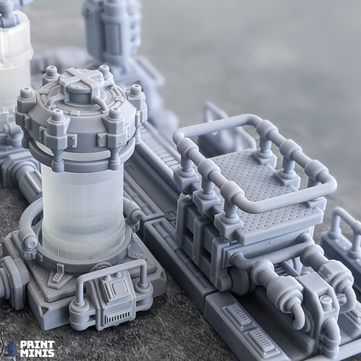 Logistics Rail System - Evil Lab Scenery Module - The Outbreak Collection image