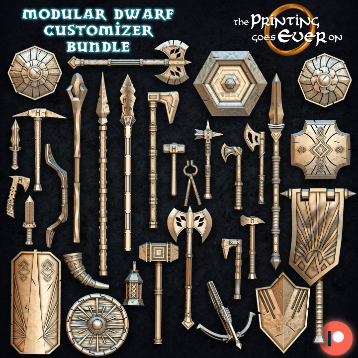 Chapter 8 - Muster the Dwarves- INCLUDES MODULAR 3D CUSTOMIZER ACCESS image