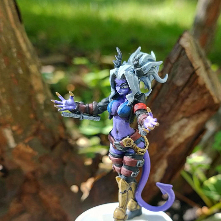 3D Print of Helltaker - Judgement - 25cm - Fanart by MarauderPixie