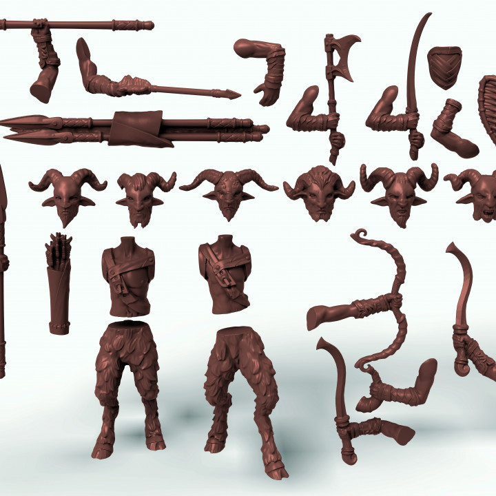 Fauns, Centaurs, Shamans, Guns and Slings image