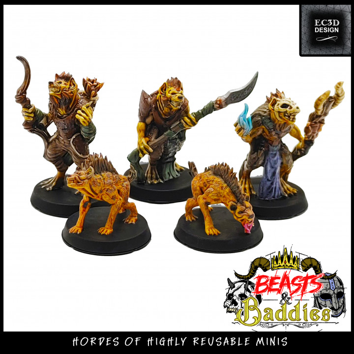 Support-Free Gnolls and Hyenas [Beasts and Baddies] image