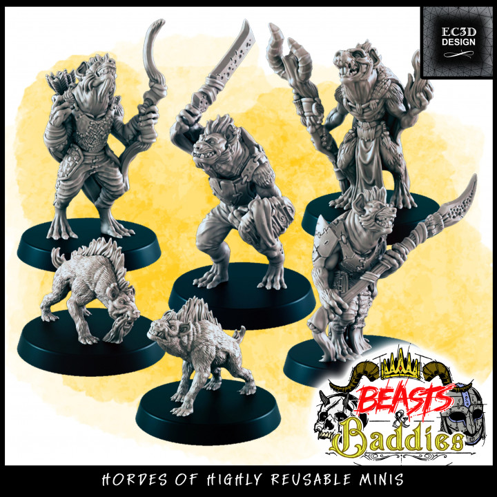 Support-Free Gnolls and Hyenas [Beasts and Baddies] image