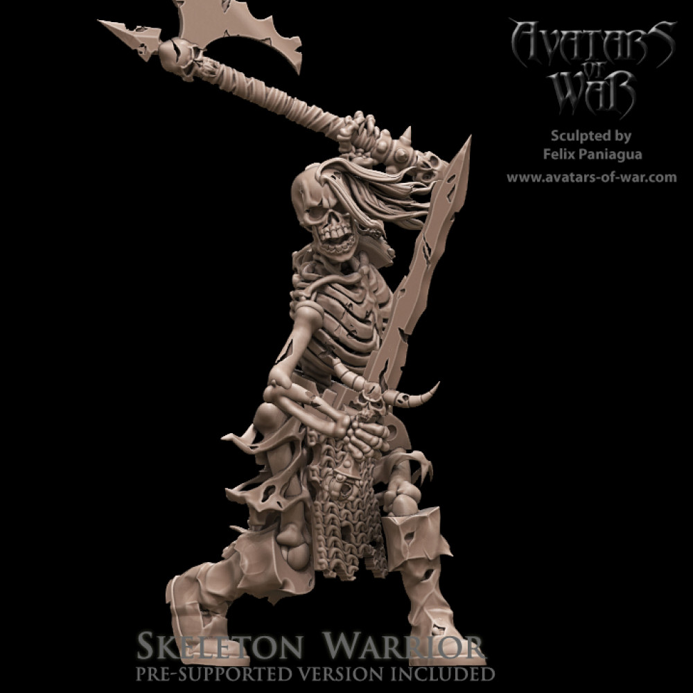 3D Printable Skeleton Warriors by Avatars of War