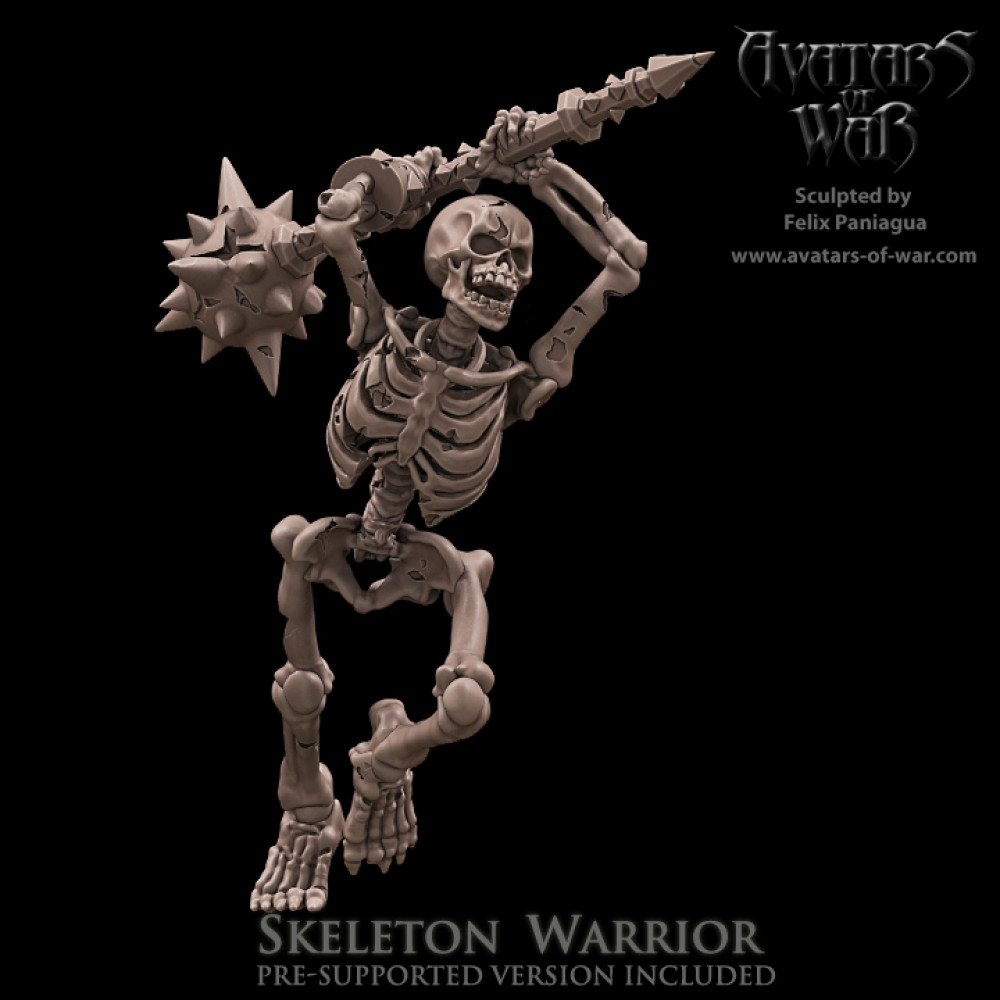 3D Printable Skeleton Warriors by Avatars of War