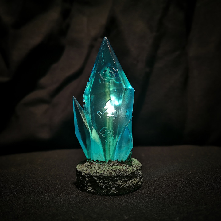 Lighted Rune Stone / Crystal image