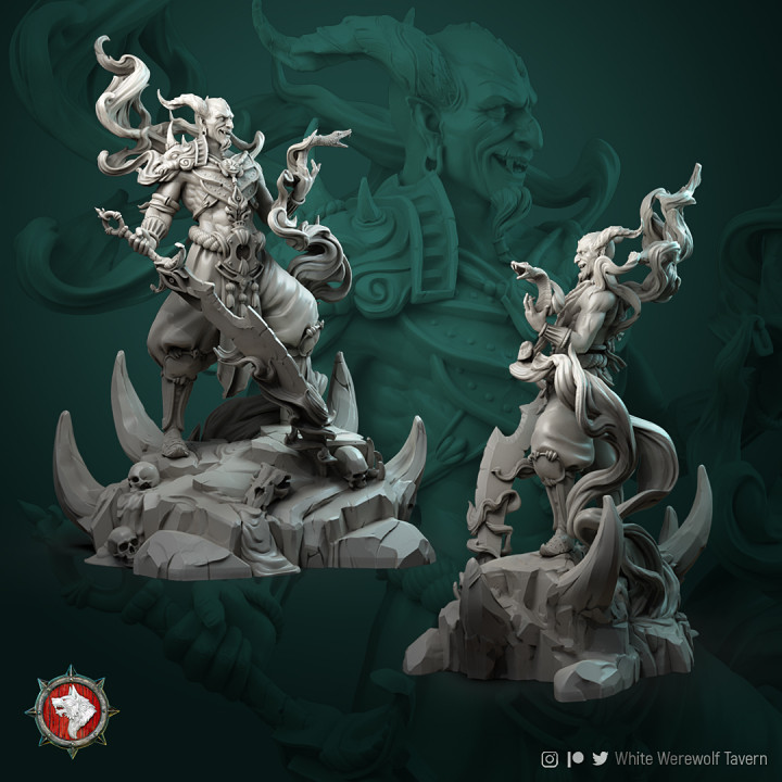 Efreet Overlord 75mm and 32mm pre-supported image