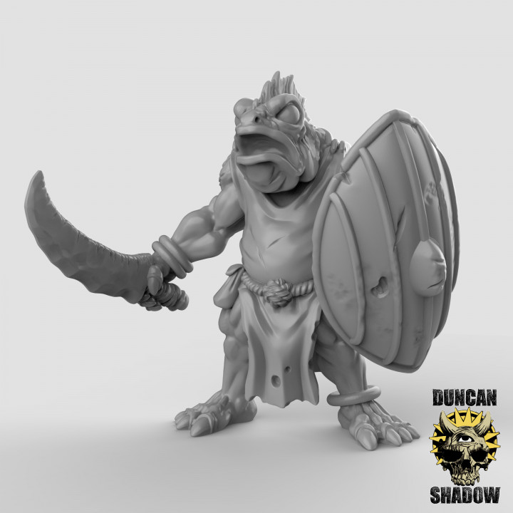 Koa Toa Fish folk with hand weapons (pre supported) image