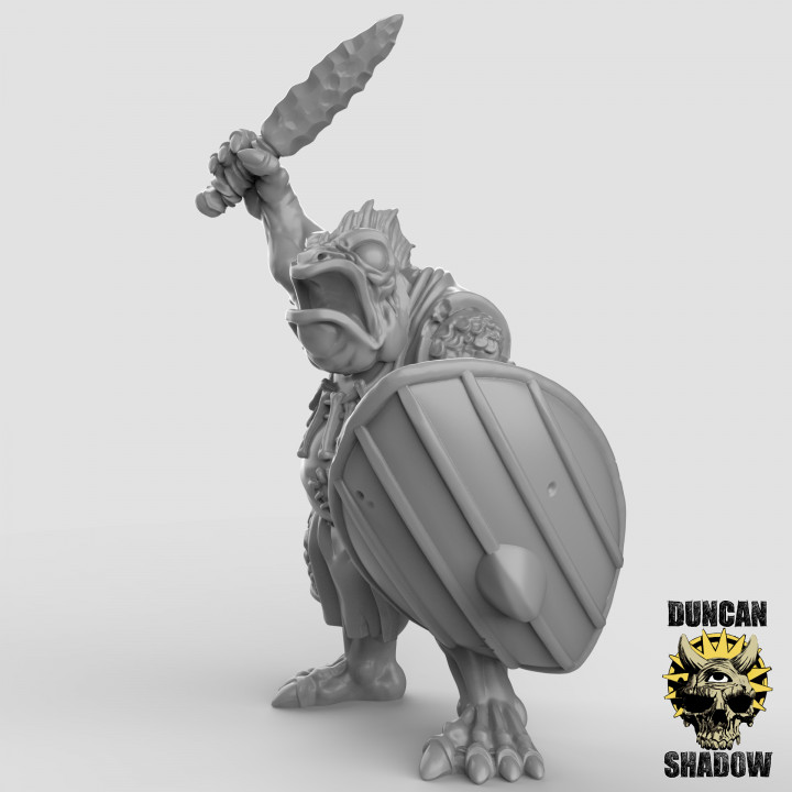 Koa Toa Fish folk with hand weapons (pre supported) image